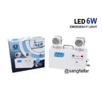 ราคา IWACHI ไฟฉุกเฉิน ไฟสำรอง 6W LED EMERGENCY LIGHT 6W GE-2002 (1903610831)