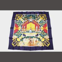 ราคา Hermes Calle 90 pipe organ and clockwork instrument silk scarf Direct from Japan Secondhand (29004419839)