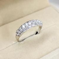 ราคา แหวนพลอยเพทายขาว และไวท์โทปาส พลอยแท้ แหวนเงินแท้92.5% จิวเวลรี่จากจันทบุรี (14243399378)