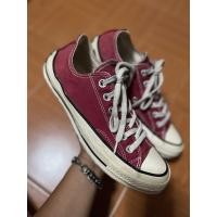 ราคา Converse All Star สีแดงเลือดหมู ไซร้ 37.5/24 มือสองของแท้ (40365518351)