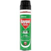 ราคา LeeMart ยาฉีดแมลง ไบกอน Baygon 600ML ไบก้อน หัวฉีดคู่ ยาฉีดยุง ยาฆ่าแมลง กำจัดยุง มด แมลงสาบ สูตร ไบกอน สีเขียว-เขียว... (24314155608)