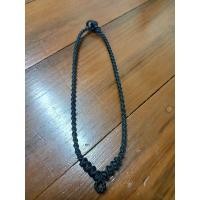 ราคา สร้อยคอเชือกเทียนถักสีดำมี 1 ห่วงลายเกลียว (8041871863)