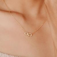 ราคา Vachana - สร้อยงูอินฟินิตี้ CZ [Snake Infinity Cubic Zirconia Necklace] (27585361168)