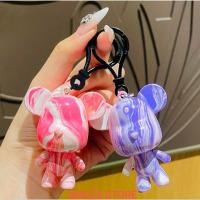 ราคา GANTUNGAN พวงกุญแจหมีมินิพร้อม Bearbrick Liquid Handmade Diy เครื่องประดับสี (24627891646)
