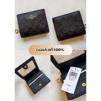 ราคา พร้อมส่ง COACH ของแท้ 100% Coach Snap Wallet (27518024459)