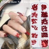 ราคา Nail Decoration 12 Grid Bowknot Nail Jewelry Explosion Three-dimensional Frosted Bright Resin Bowknot Nail Decoration Wholesale DIRE (28573202816)