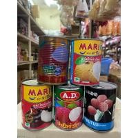 ราคา เงาะกระป๋อง ลำไยกระป๋อง ลิ้นจี่กระป๋อง เอี่ยวบ๊วยกระป๋อง แห้วกระป๋อง ตราMARIO (29453548524)