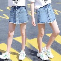 ราคา (**พร้อมส่งจากในไทย**) NO.626 กระโปรงยีนส์ กระดุมหน้า กระโปรงกางเกงยีนส์เด็ก (20177602322)