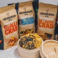 ราคา พร้อมส่งลดเพิ่ม100บาทThe Golden Duck SALTED EGG หนังปลาและสาหร่ายเทมปุระเคลือบไข่เค็ม (1873165824)