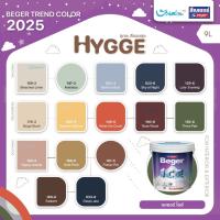 ราคา Beger เฉดสี 2025 เบเยอร์ ไอซ์ ขนาด 9 ลิตร ICE สีทาภายนอก ภายใน เช็ดล้างง่าย สีทาบ้าน สีทาภายใน เบเยอร์ กลิ่นอ่อน (27728583420)