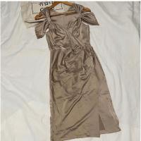 ราคา ชุดเดรสงานแต่ง ชุดเดรสออกงาน เดรสมือสอง (19875789503)