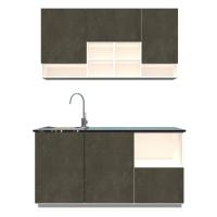 ราคา ชุดครัวสำเร็จรูป 1.5 ม. สี Smoke Loft (22433614286)