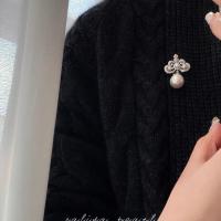 ราคา แฟชั่นใหม่ Retro Palace Edge เข็มกลัด Luxury Sense Seiko Multi-Bead Pearl สำหรับจี้และเครื่องประดับหลายแบบ (40007684414)
