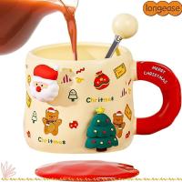 ราคา ยาว เซรามิคแก้วกาแฟคริสต์มาส,ถ้วยชานมเซรามิคแก้วกาแฟคริสต์มาส, ความแปลกใหม่พร้อมฝาปิดและช้อนถ้วยกาแฟแก้วเซรามิก (41363519828)