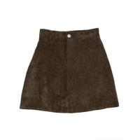 ราคา กระโปรงผ้าลูกฟูกสีน้ำตาล มีซับใน (28818601403)