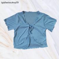 ราคา เสื้อครอป เสื้อสาวอวบ เสื้อมือสองสาวอวบ (15161828558)