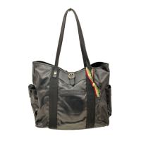 ราคา Orobianco Tote Bag Purse pvc BLK 20th anniversary saxophone bar Direct from Japan Secondhand (42815279305)