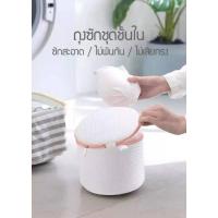 ราคา พร้อมส่ง ถุงซักชุดชั้นใน ถุงซักผ้า มีโครงพลาสติก (9268640818)