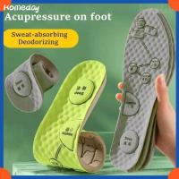 ราคา Acupressure Sports Insole ใส่รองเท้า Pad Arch Support Heel Cushion Unisex Foot Care ขนาด 35-46 (26711370776)