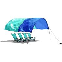 ราคา [HODR] เต็นท์บังแดดชายหาดกลางแจ้ง UPF50+ เต็นท์บังแดดชายหาดให้ 150 ตร.ม. Ft. of Shade ขนาดกะทัดรัดและพกพาสะดวก ตั้งค่าได้ 3 นาที (40262518147)