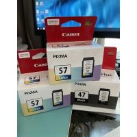 ราคา ตลับหมึกอิงค์เจ็ท Canon CL-57 color และ PG-47 blackสี ของแท้ (19755320777)