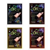 ราคา โอเค เฮอเบิล OK Herbal แชมพูปิดผมขาว แชมพูสระดำ แชมพูเปลี่ยนสีผม แชมพูย้อมผม ยกกล่อง (24045797705)