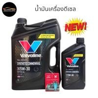 ราคา (แกลลอนสีดำ) น้ำมันเครื่อง ดีเซล สังเคราะห์ VALVOLINE SYNTHETIC COMMONRAIL 5W-30 ปริมาณ 6 ลิตร / 6+1 ลิตร / 8 ลิตร (28781002109)