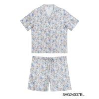ราคา Sabina Sleepwear Nightwear เซ็ตชุดนอน เสื้อแขนสั้น กางเกงขาสั้น รหัส SVG24037BL - สีฟ้า (24540634193)