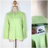 ราคา Lacoste โปโลสีเขียวแขนยาว (27336485668)