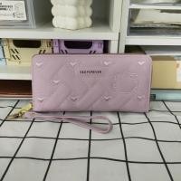 ราคา กระเป๋าสตางค์ forever young ใบยาวซิปรอบปักคิตตี้พร้อมสายคล้องมือง สีม่วง (21721924331)