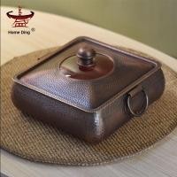 ราคา หนาพิเศษที่ทําด้วยมือทองแดงเตาแม่เหล็กไฟฟ้าหม้อสี่เหลี่ยมโบราณทองแดงหม้อซุปตารางทองแดงหม้อร้อนก๊าซชาบู-ชาบูหม้อไฟ (40610658456)