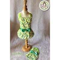 ราคา Puppydog ชุดกระโปรงน้องหมาน้องแมว ลายจุดสีเขียว (4219547865)