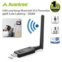 ราคา Avantree รุ่น DG60 อุปกรณ์ส่งสัญญาณบลูทูธ V.5.0 แบบ USB Long Range Bluetooth Transmiter aptX Low Latency Wireless Adapte (8714814534)