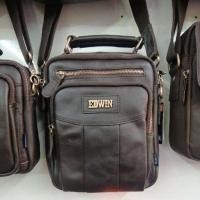 ราคา EDWIN 1 BAG 2WAYS LEATHER SLING BAG AND HANDLE BAG (26629518825)