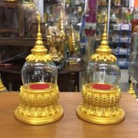 ราคา ครอบแก้ว ดำรงค์มงคล สำหรับวางองค์พระ บรรจุพระธาตุ (2151891566)