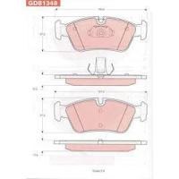 ราคา ผ้าดิสเบรคหน้า BMW 323i e46 TRW (1686176596)