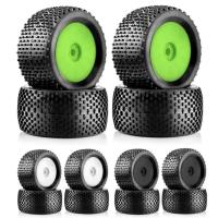 ราคา 4 ชิ้น ยางรถบักกี้ออฟโรด 140 มม. ล้อ 17 มม. ฮับหกเหลี่ยม สำหรับรถแข่ง RC 1/8 4WD Nitro HPI HSP BAZOOKA CAMPER Kyosho ZD (25242875811)