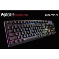 ราคา SIGNO คีย์บอร์ดสำหรับเกมE-Sport Semi Mechanical Gaming Keyboard Rubber Dome รุ่น PANDORUS KB-760 (43855569895)