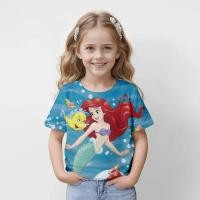 ราคา ทีเชิ้ตเด็กพิมพ์ 3D ของเดอะลิตเติ้ลเมอร์เมด แฟชั่นใหม่ฤดูร้อน เสื้อยืดลำลองสำหรับเด็ก (27979725294)