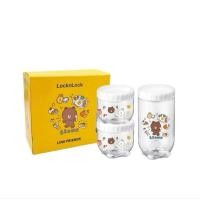 ราคา LocknLock คอลเลคชั่น Line Friends เซตขวดโหลสำหรับใส่อาหารแห้ง Interlock Set 3 ชิ้น สีขาว (25840543165)