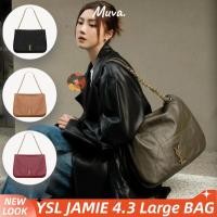 ราคา YSL BAG Saint Laurent Jamie 4.3 Large Crossbody Bags แซงต์โลร็องต์กระเป๋าสะพาย/กระเป๋าใต้วงแขน (28977606474)
