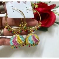 ราคา ตุ้มหูอินเดียทรงระฆัง เกรดพรีเมี่ยม มีหลายแบบให้เลือก ของอยู่ไทยพร้อมส่งค่ะ (16979564730)