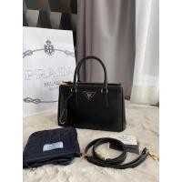 ราคา Prada Saffiano Lux 2 zips sz.25 ((ดำ nero Y.14)) (22321331911)