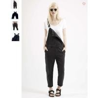 ราคา ชุดเอี๊ยม ยีนส์ ขายาว สีดำ topshop (16297968778)