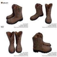 ราคา บูทคาวบอย ARIAT Boots Fatbaby Western Boot หนังเเท้ (18140942509)
