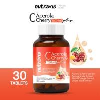ราคา [30 เม็ด] Nutrovis C Acerola Cherry 1000 mg Plus นูโทรวิส ซี อะเซโรล่า เชอร์รี่ 1000 มก. พลัส (SKU B) (23136833287)
