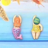 ราคา Fridge Magnet 6pcs Resin Cartoon Swimming Boys Girls Sports Figurine Personalized Creative Diy Refr (28112312188)