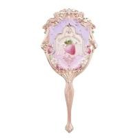 ราคา ▣ Wer Knows Vanity Violet Strawberry Rococo Hand Makeup Mirrors Portable Mirror With Handle le (26121312327)