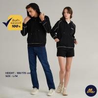ราคา Mc JEANS เสื้อกันหนาว ฮู้ดดี้ Unisex สีดำ MJHP184 (22953136535)
