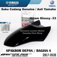ราคา ฝาครอบบังโคลนหน้า Part A บังโคลนหน้า สีดําเงา รถจักรยานยนต์ Aerox 155 Original Yamaha Surabaya (26390155447)
